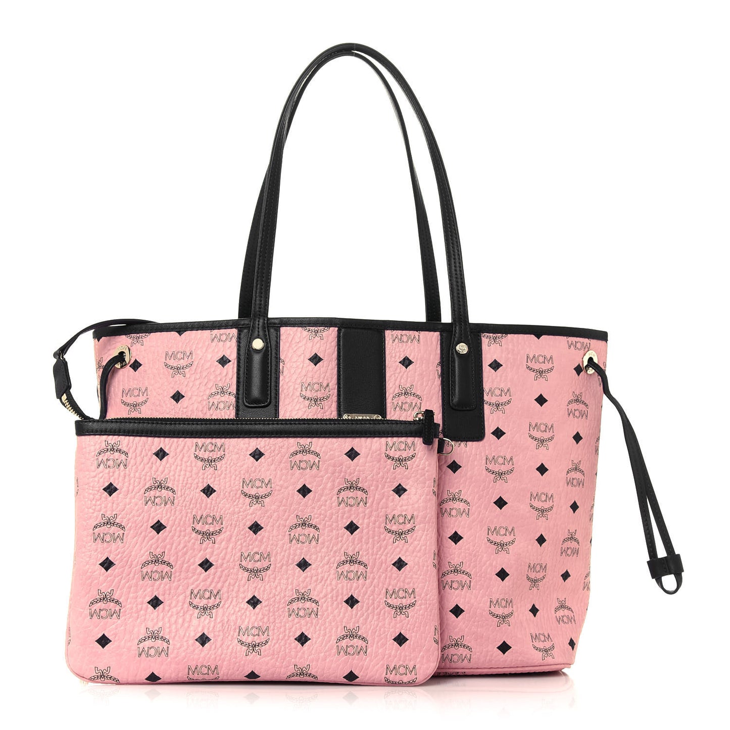 Visetos Medium Liz Reversible Shopper Tote Soft Pink