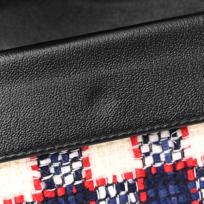 Gucci Vintage Tweed Check Super Mini Dionysus Shoulder Bag White Hibiscus Red Marine 13 of 13