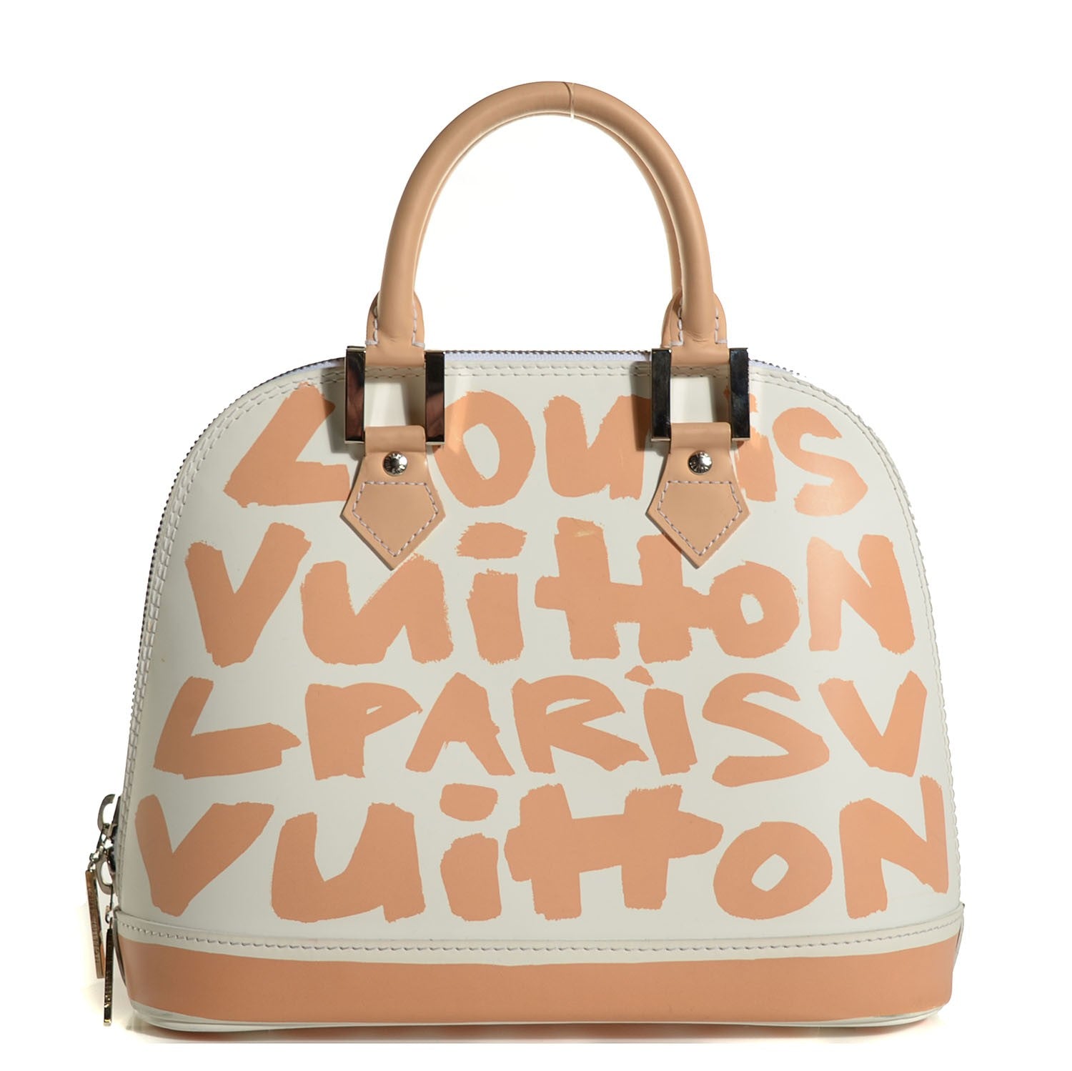 Louis Vuitton Graffiti Alma MM Peach 1 of 7