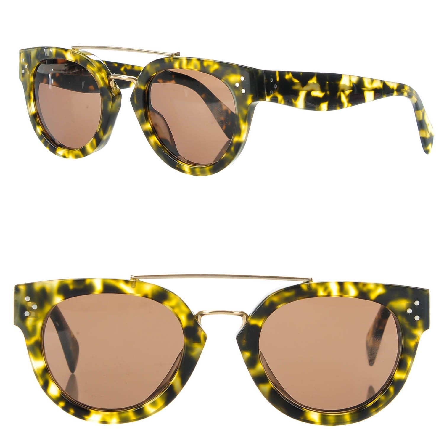 Celine New Pretty Sunglasses CL 41043/S Havana 1 of 6