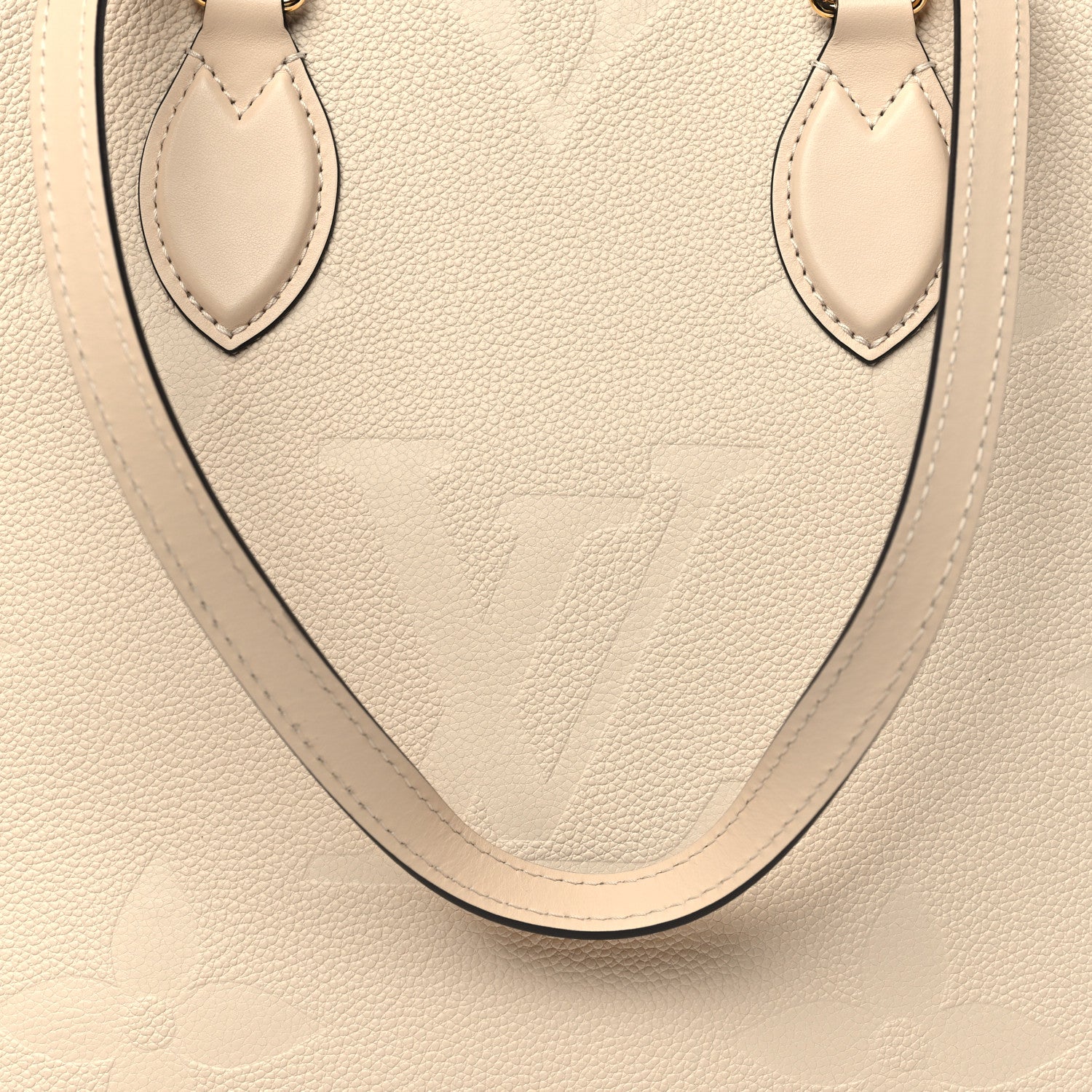 Louis Vuitton Empreinte Monogram Giant Onthego MM Creme 7 of 10