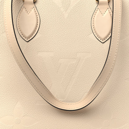 Louis Vuitton Empreinte Monogram Giant Onthego MM Creme 7 of 10