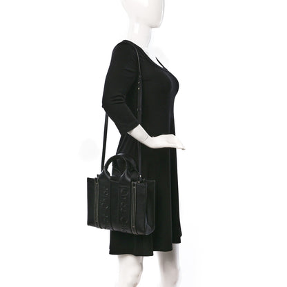 Chloe Calfskin Small Woody Tote Black 2 of 9