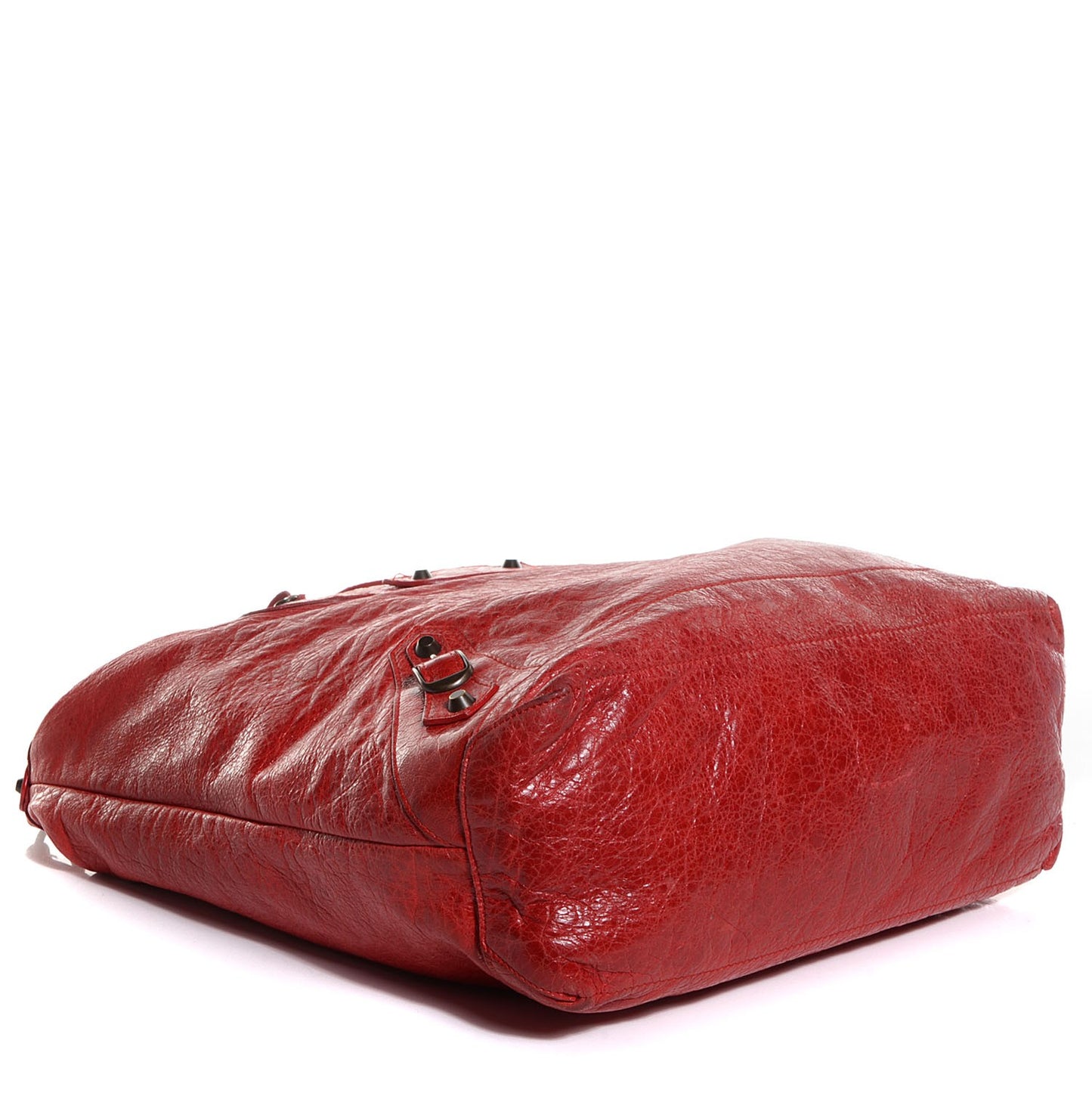 Chevre Classic Hardware Day Hobo Rouge Vermillon