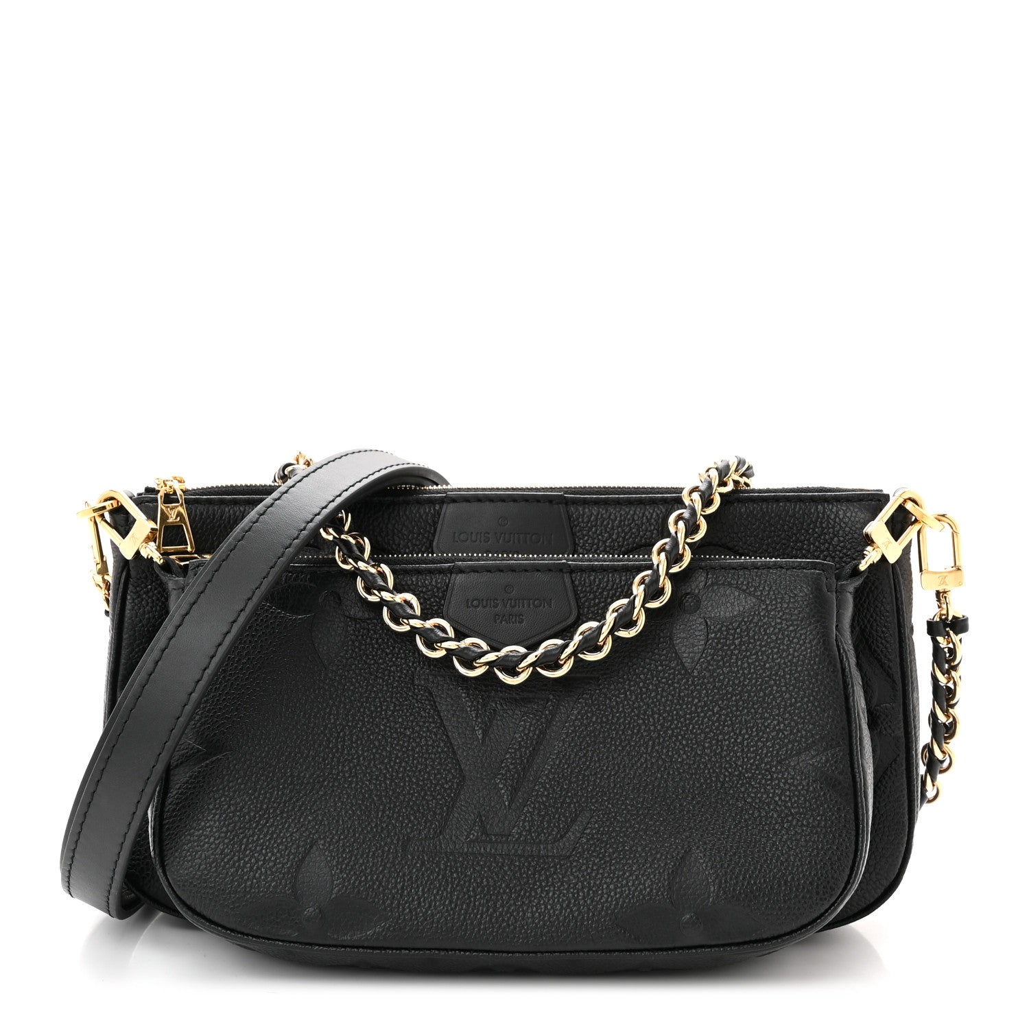 Louis Vuitton Empreinte Monogram Giant Multi Pochette Accessories Black 1 of 10