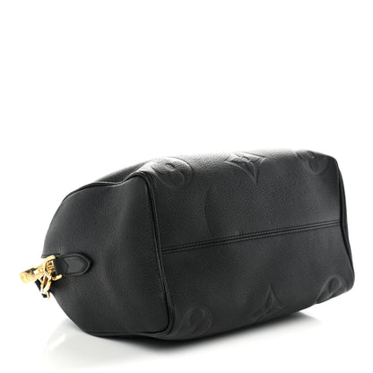 Louis Vuitton Empreinte Monogram Giant Speedy Bandouliere 25 Black 4 of 9