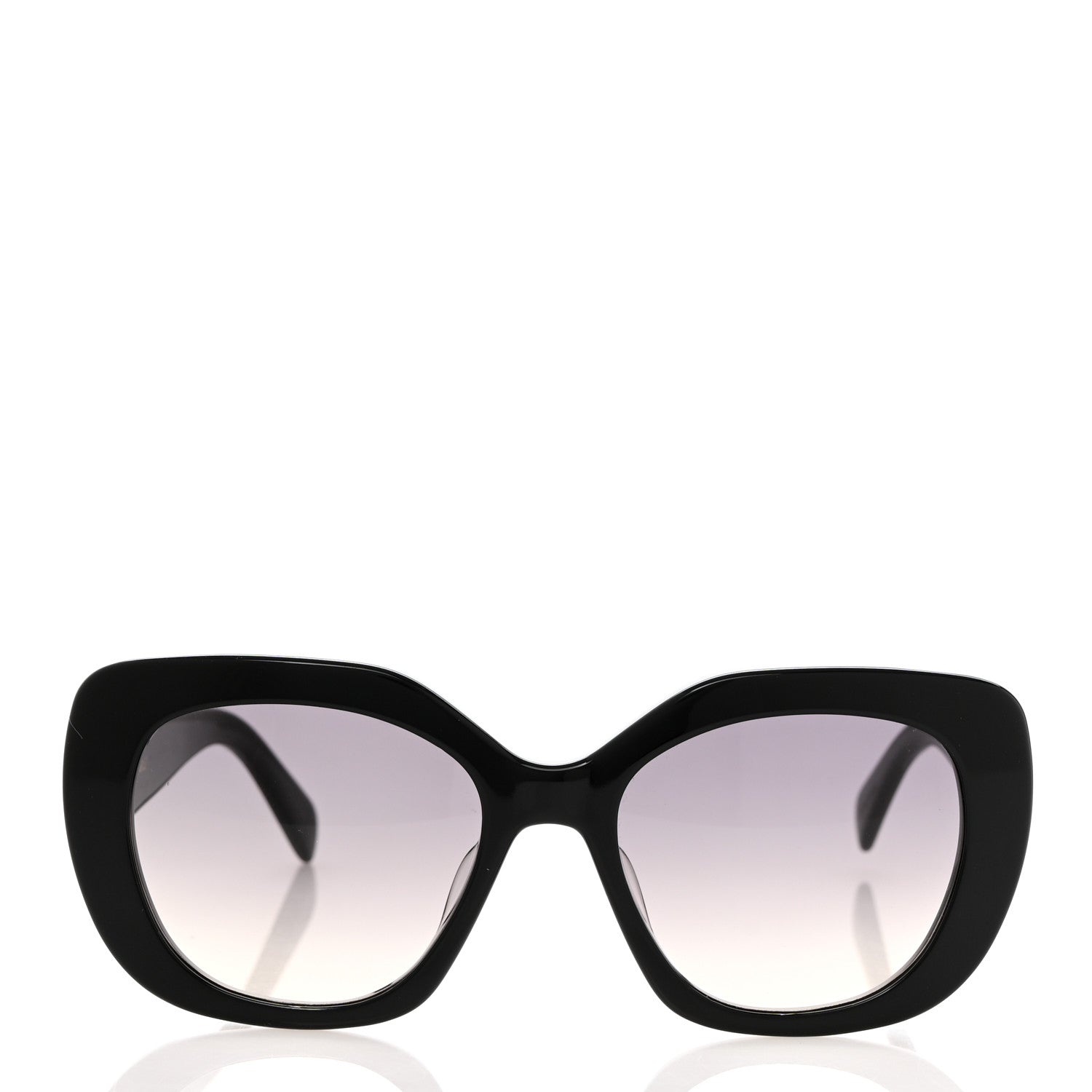 Celine Acetate Triomphe 01 Square Sunglasses CL 40226U Black 2 of 7