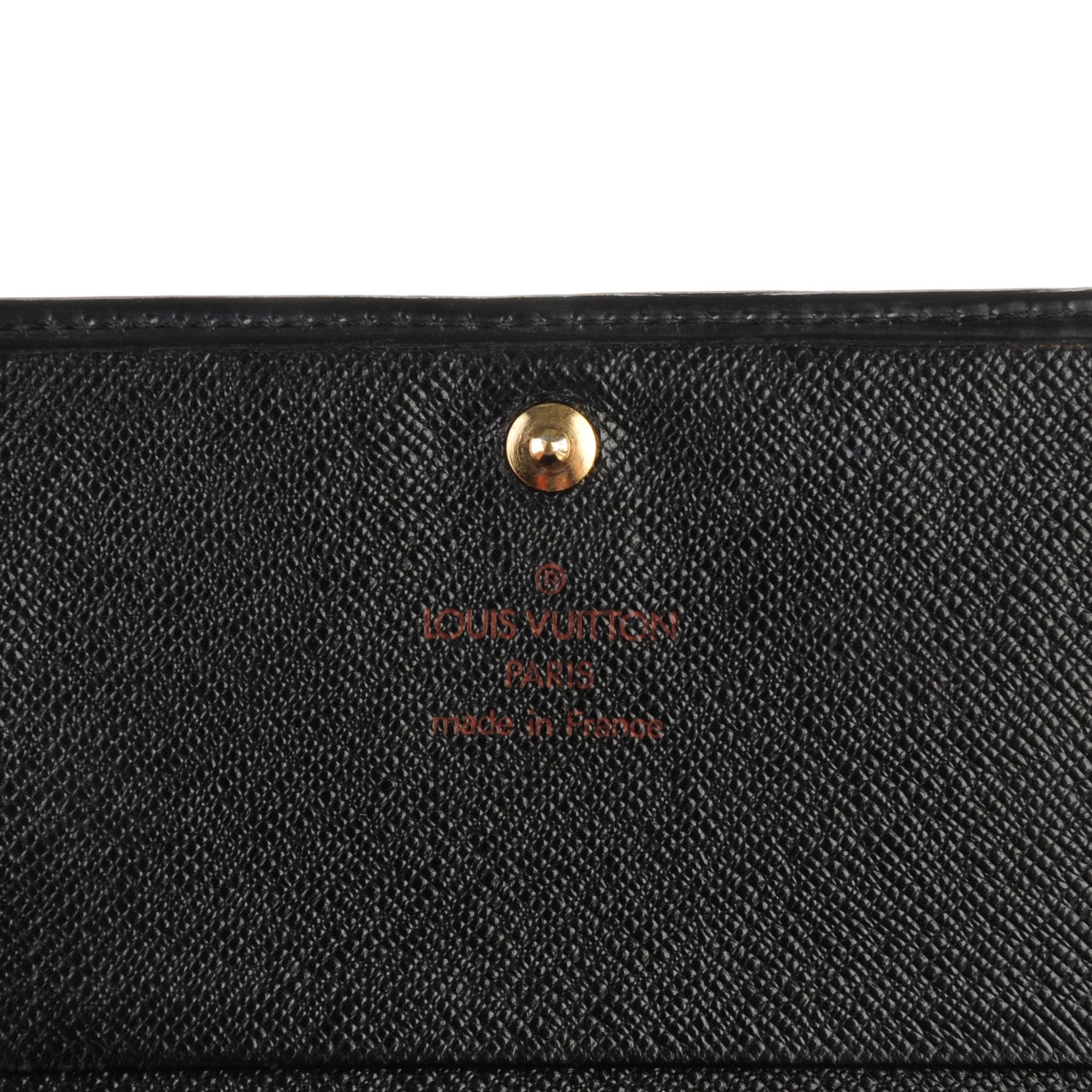 Louis Vuitton Epi Porte-Monnaie Billets Tresor Wallet Black 6 of 8