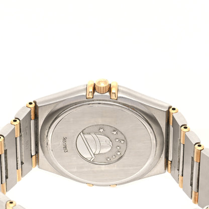 Omega Stainless Steel 18K Yellow Gold 35mm Constellation Quartz Watch White 396.1201 4 of 4