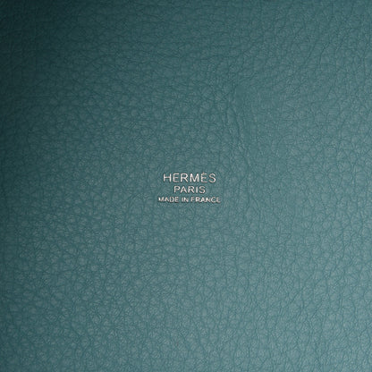 Hermes Taurillon Clemence Picotin Lock 18 PM Bleu Atoll 7 of 8