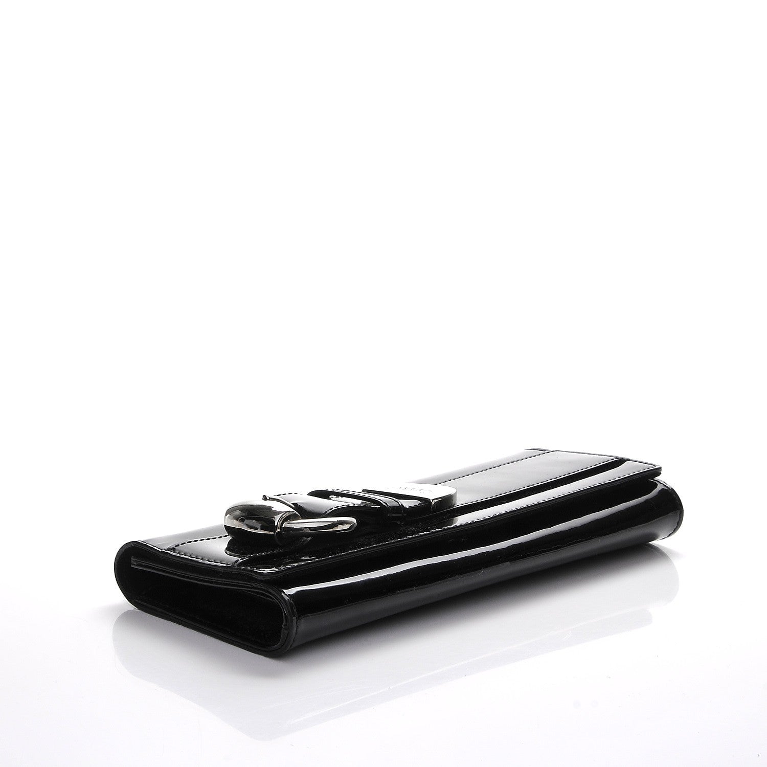 Gucci Patent Romy Clutch Black 4 of 7