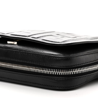 Fendi Nappa FF 1974 Embossed Mini Expandable Flap Bag Black 11 of 11