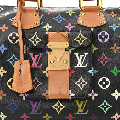 Louis Vuitton Monogram Multicolor Speedy 30 Black 7 of 13