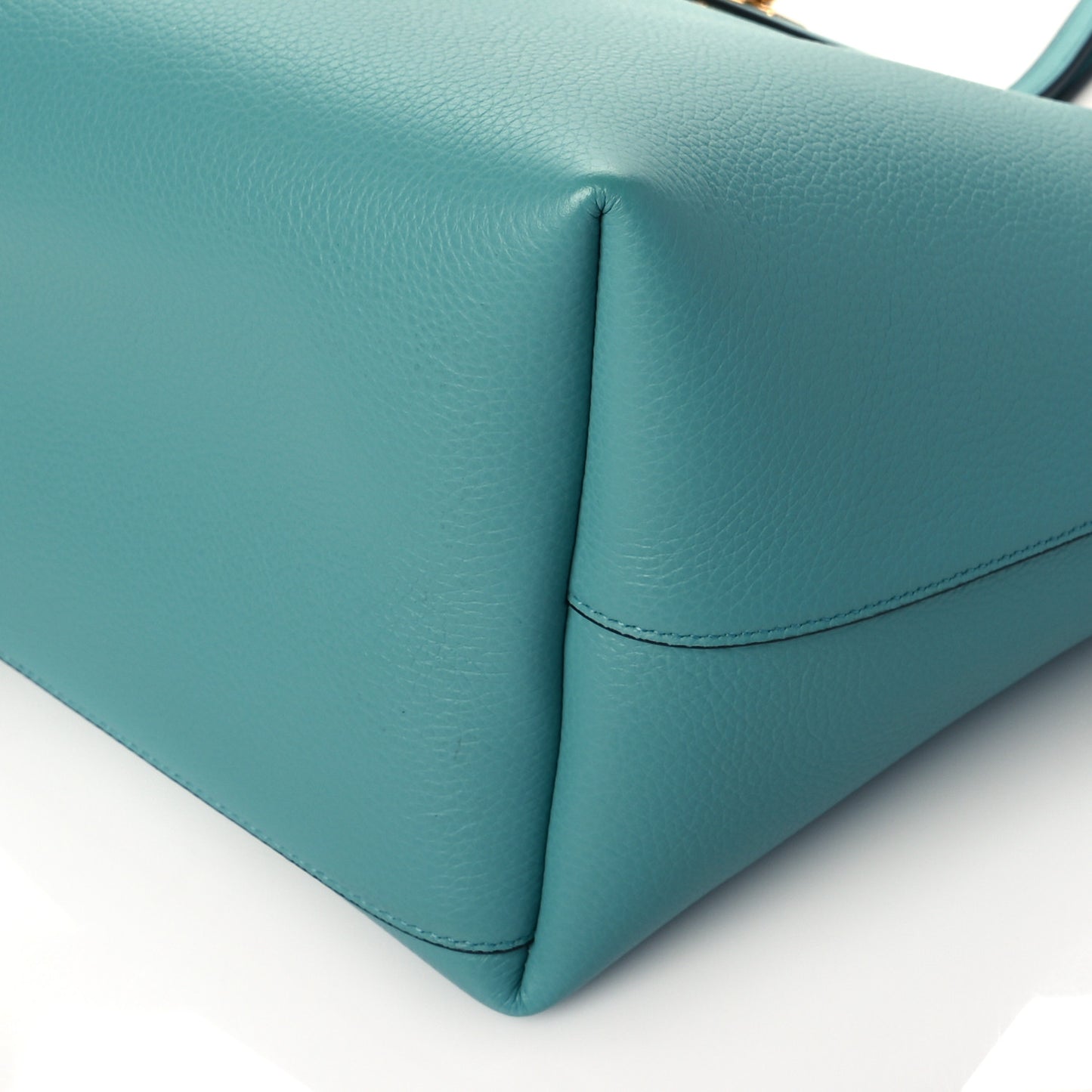 Calfskin Travel Tote Tyrone Turquoise