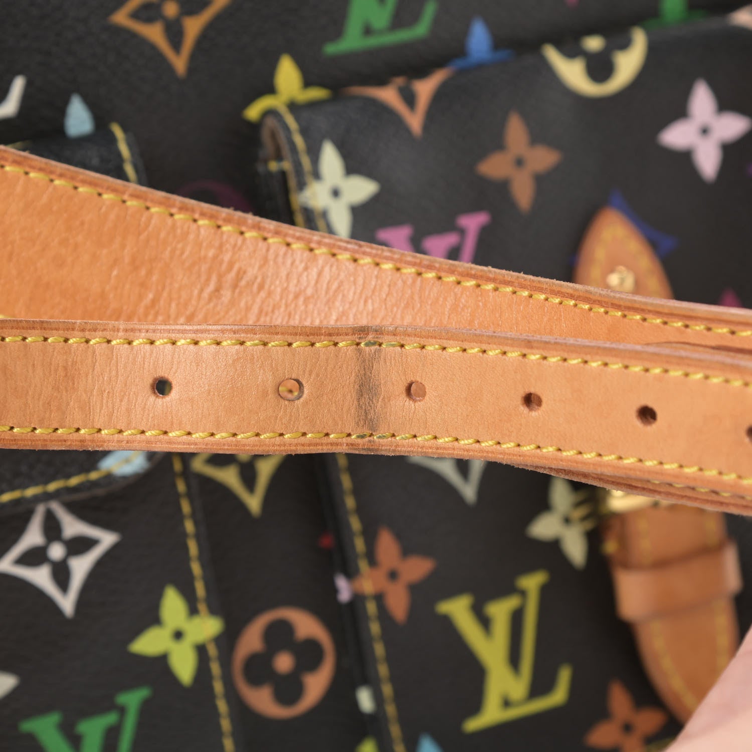 Louis Vuitton Monogram Multicolor Lodge GM Black 18 of 19