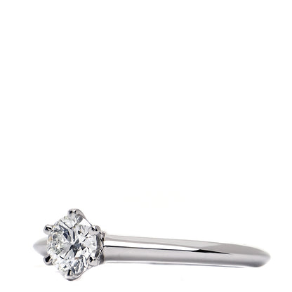 Tiffany Platinum Diamond .36ct Solitaire Engagement Ring 50 5.5 4 of 8