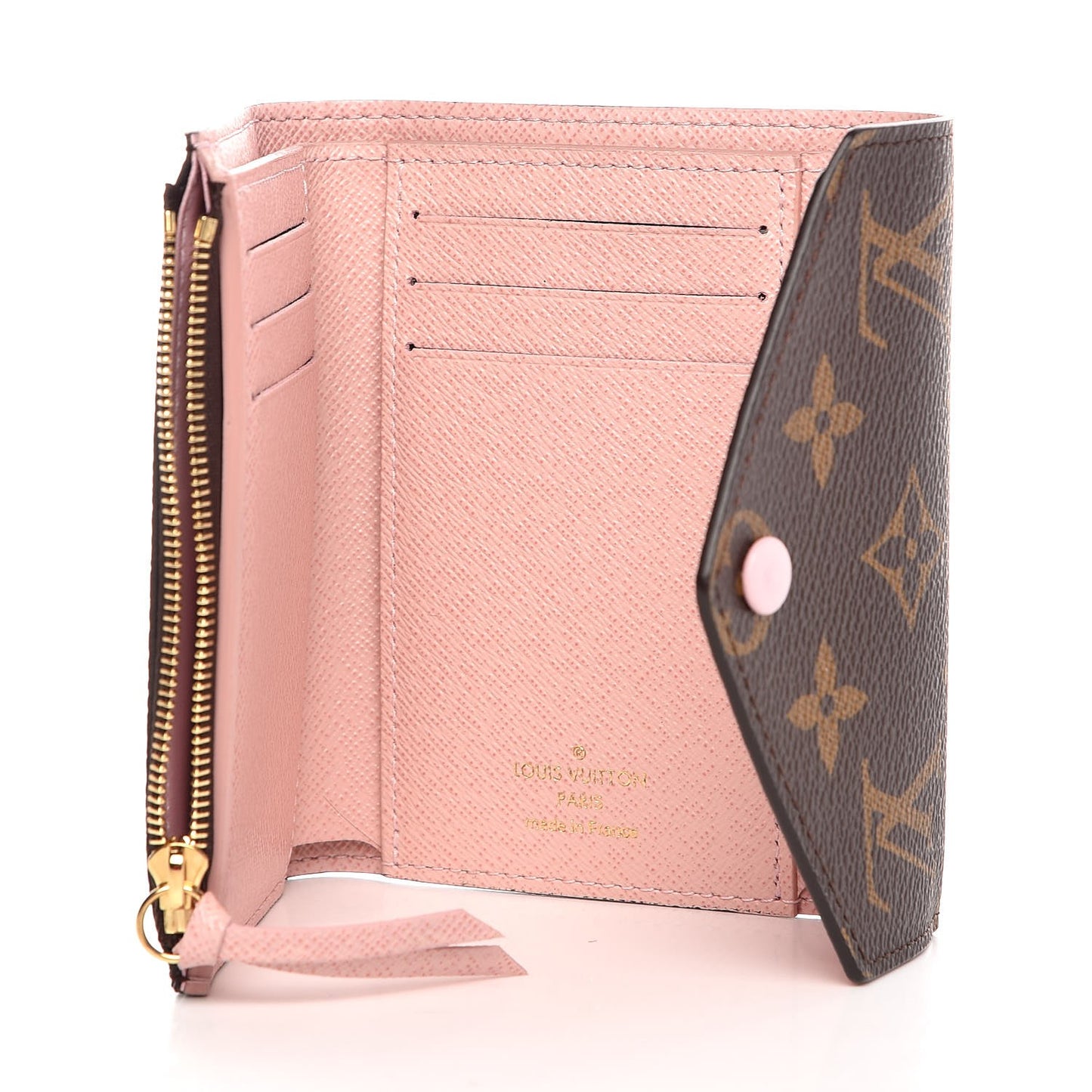 Monogram Victorine Wallet Rose Ballerine