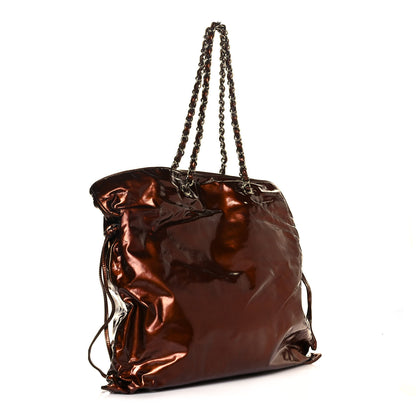 Chanel Patent Bonbons Shopper Tote Bronze 2 of 12