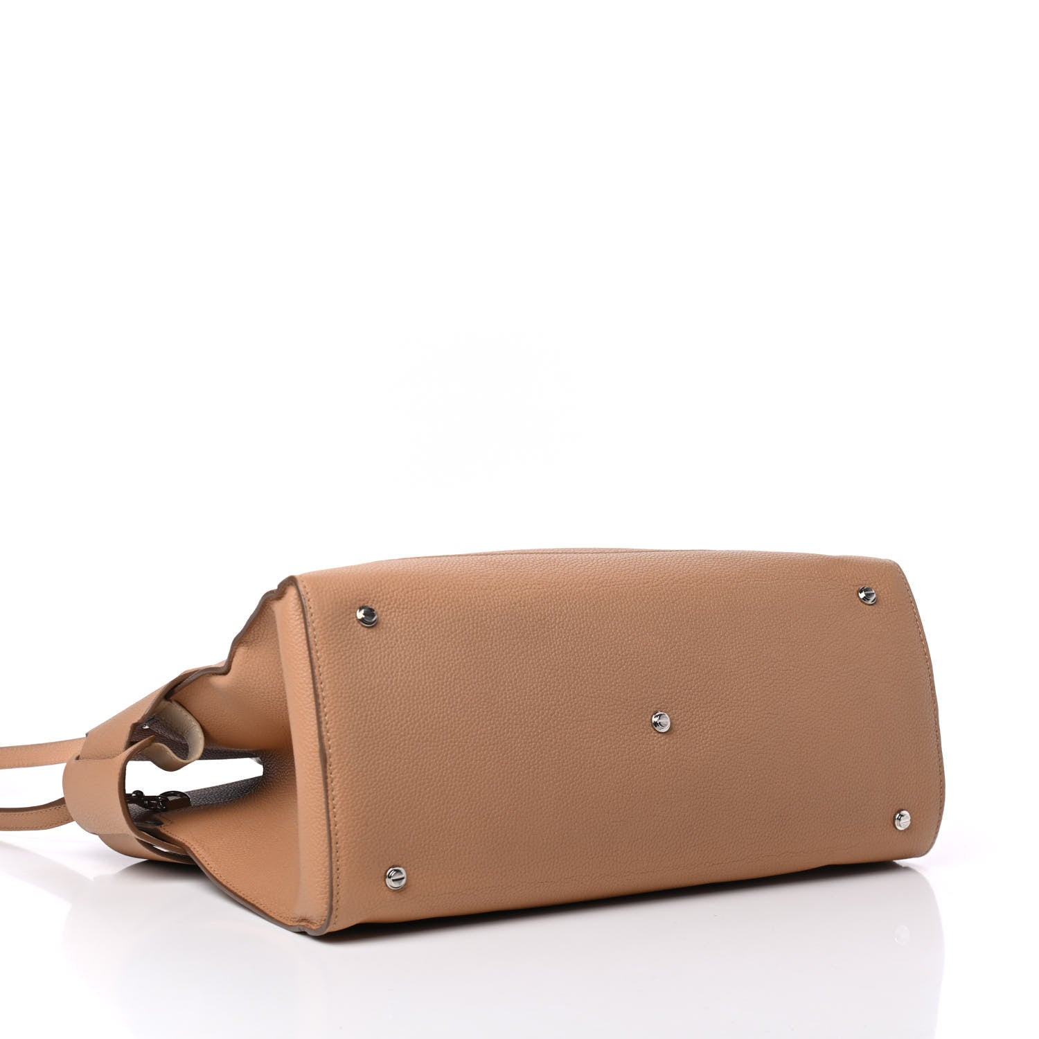 Givenchy Grained Calfskin Medium Horizon Satchel Beige 3 of 4