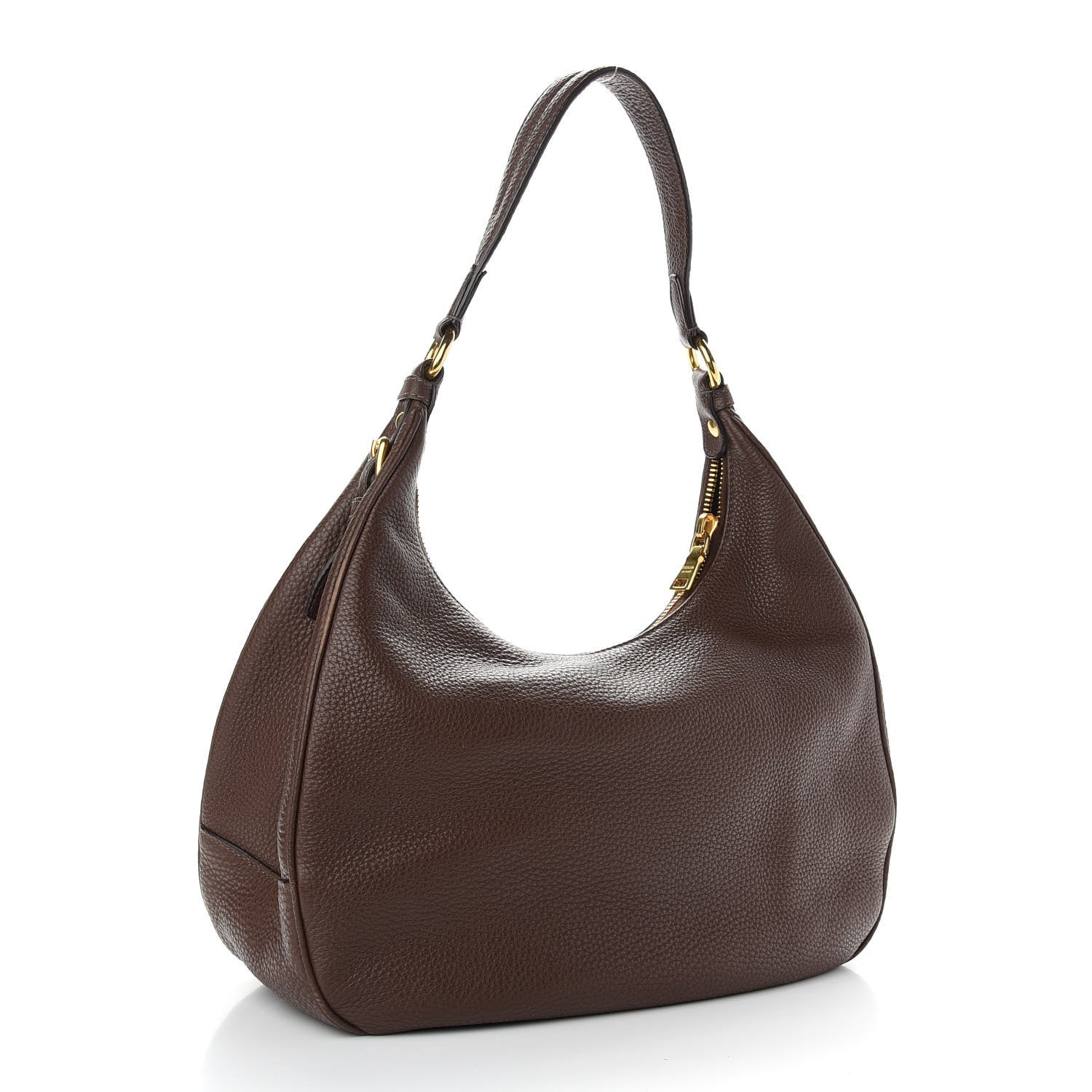 Prada Vitello Daino Hobo Cacao 3 of 11