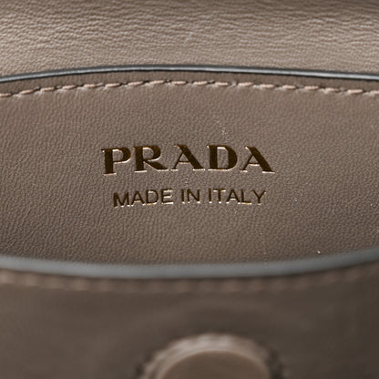 Prada City Calf Quilted Large Double Bag Argilla 7 of 10