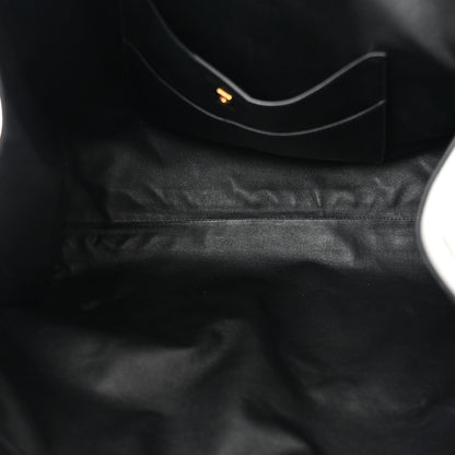 Salvatore Ferragamo Calfskin Gancini Trifolio Tote Bag Black 5 of 11