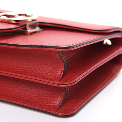 Gucci Dollar Calfskin Small Interlocking G Shoulder Bag Red 8 of 8