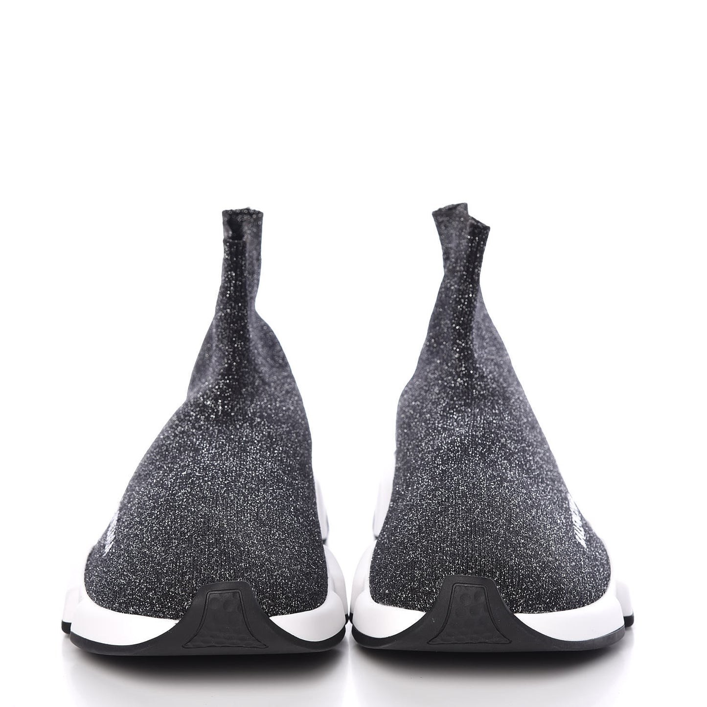 Knit Metal Womens Speed Sneakers 41 Black Gold