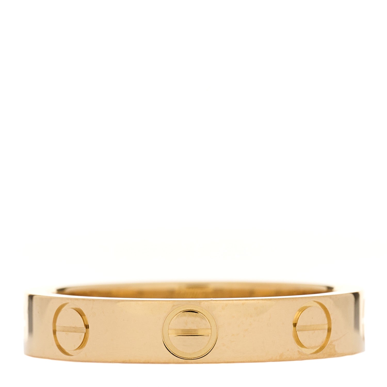 Cartier 18K Yellow Gold 3.5mm LOVE Wedding Band Ring 49 4.75 3 of 5