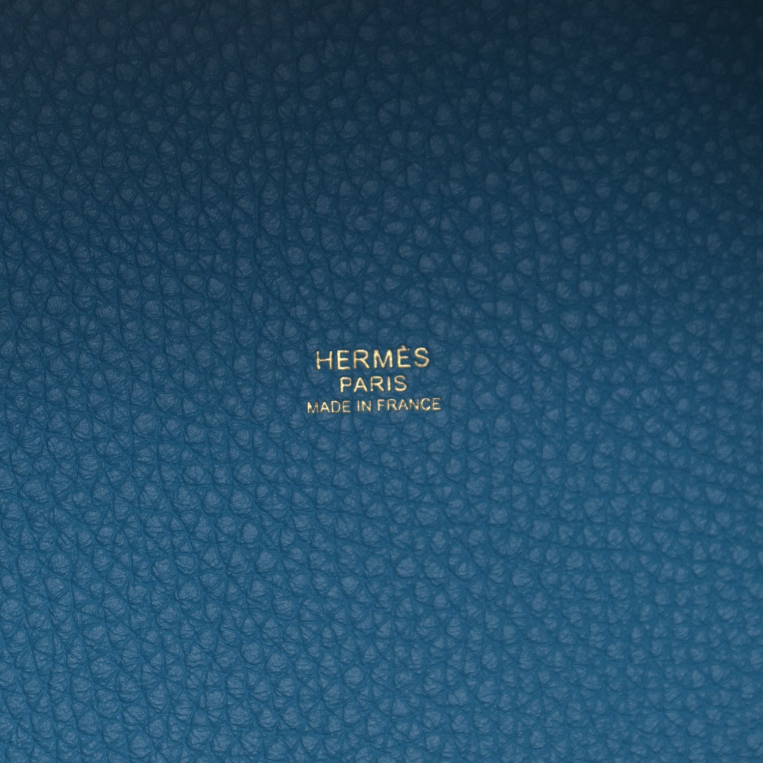 Hermes Taurillon Clemence Casaque Picotin Lock 22 MM Bleu Nuit Black Blue Frida 6 of 9