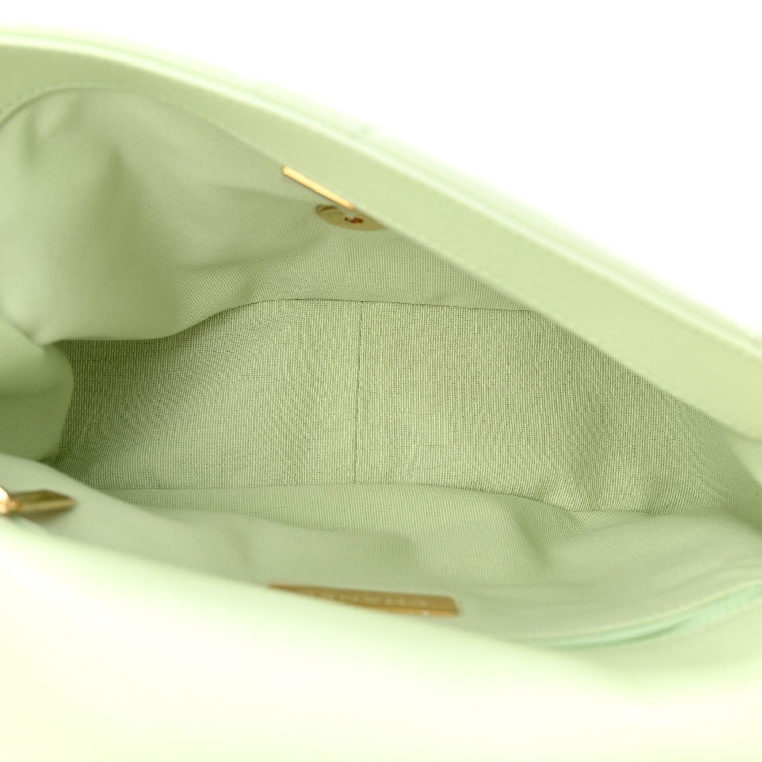 Chanel Lambskin Quilted Medium Chanel 19 Flap Light Green 5 of 10