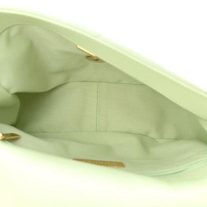 Chanel Lambskin Quilted Medium Chanel 19 Flap Light Green 5 of 10