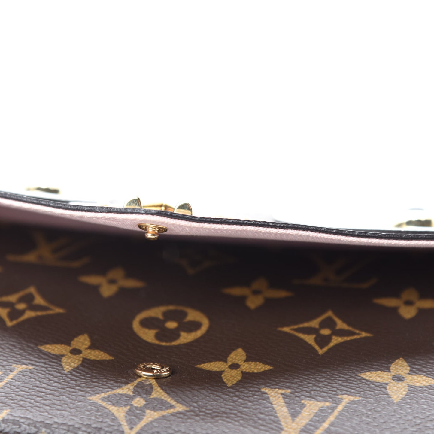 Monogram Valentine Dog Pochette Felicie Chain Wallet