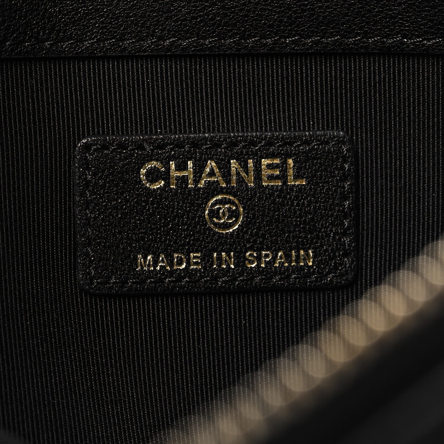 Chanel Lambskin Quilted Chanel 19 Medium Cosmetic Case Black 6 of 8