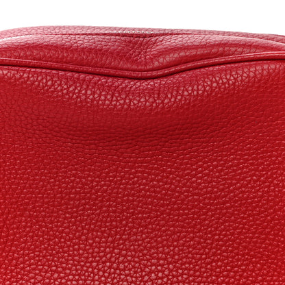 Gucci Pebbled Calfskin Small Soho Disco Bag Tabasco Red 12 of 12