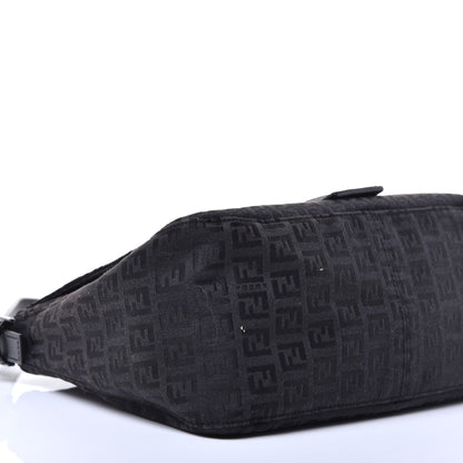 Fendi Zucchino Mama Baguette Black 7 of 8