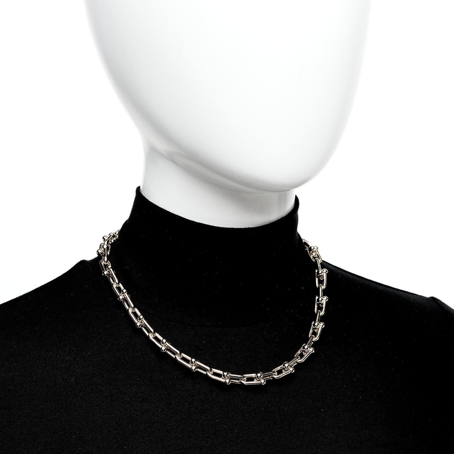 Tiffany 18K Yellow Gold Medium HardWear Link Necklace 2 of 4
