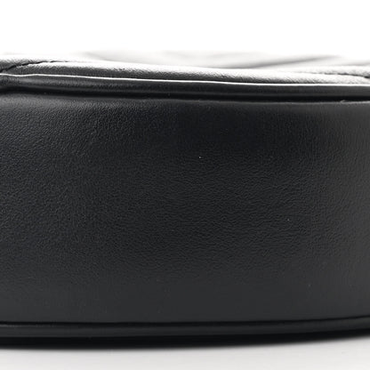 Saint Laurent Calfskin Matelasse Chevron Round Vinyle Camera Bag Black 10 of 10