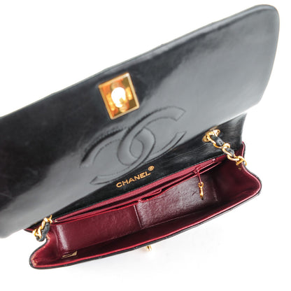 Chanel Lambskin Quilted Small Single Flap Black 5 of 10