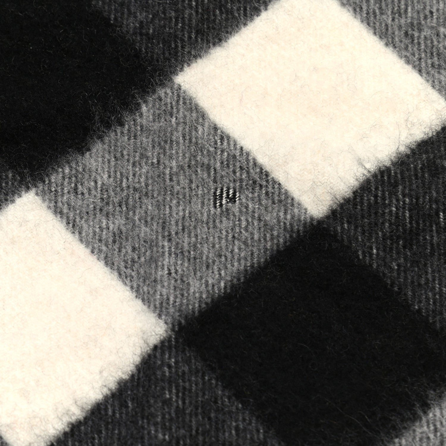 Burberry Cashmere Check Triangle Bandana Scarf Camel 4 of 4