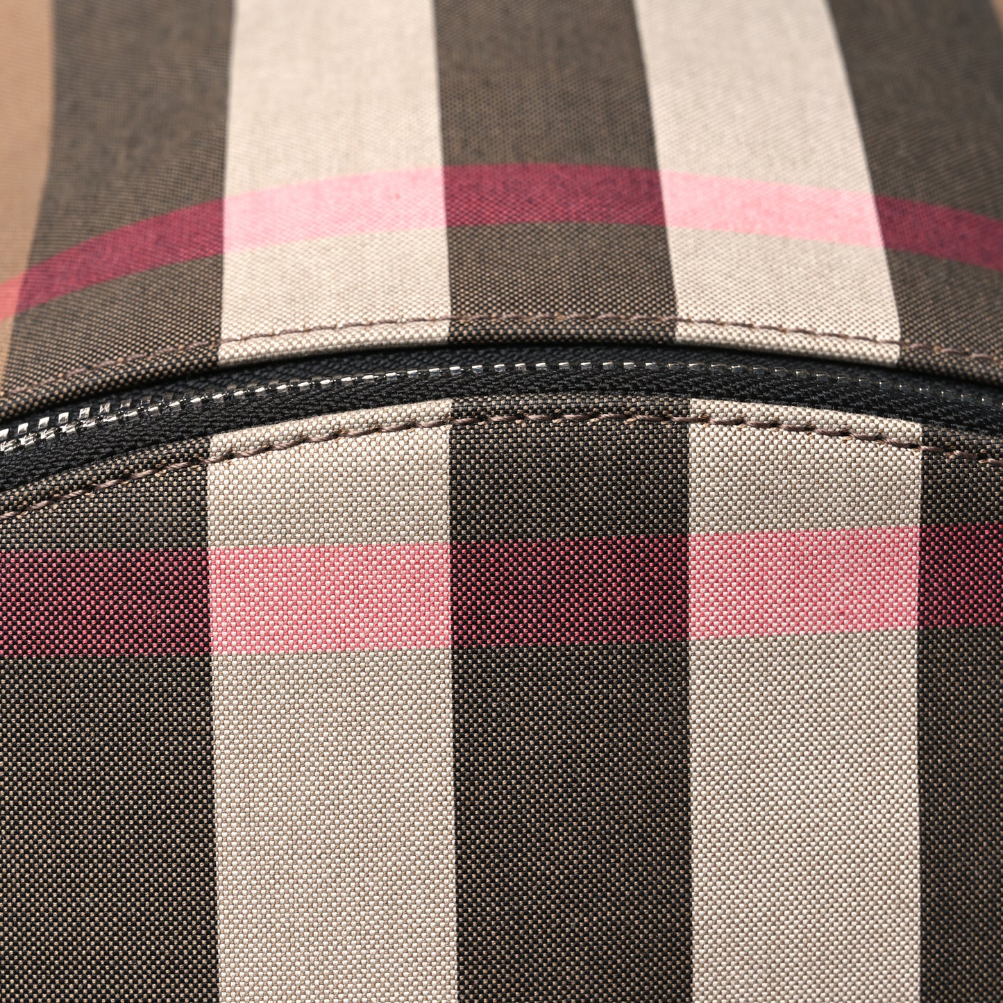 Vintage Check Jett Backpack Taupe Brown