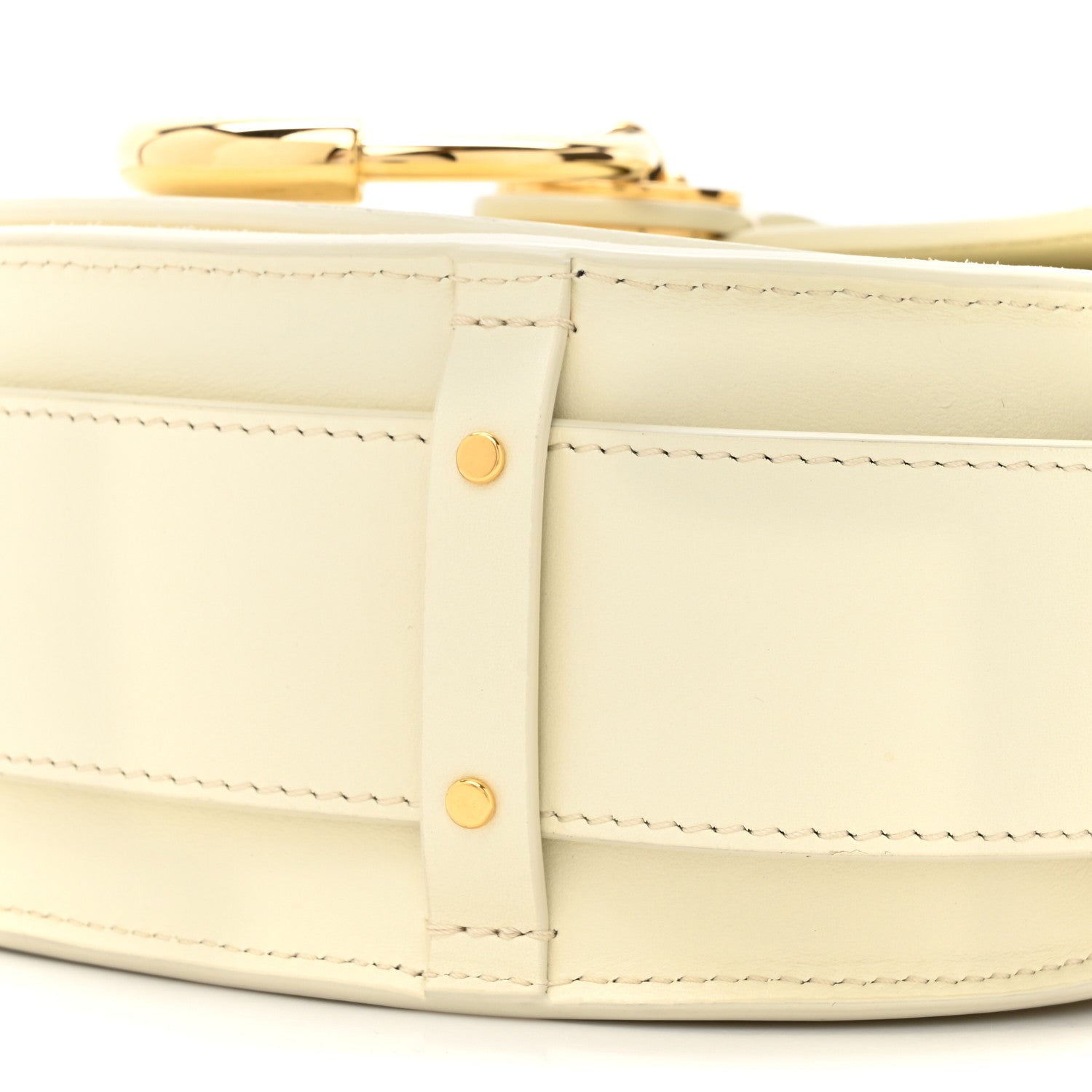 Chloe Calfskin Small Tess Bag Natural White 9 of 13