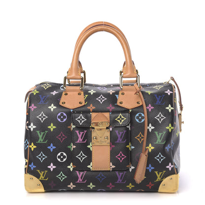 Louis Vuitton Monogram Multicolor Speedy 30 Black 1 of 9
