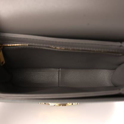 Celine Shiny Calfskin Small Triomphe Pebble 5 of 9