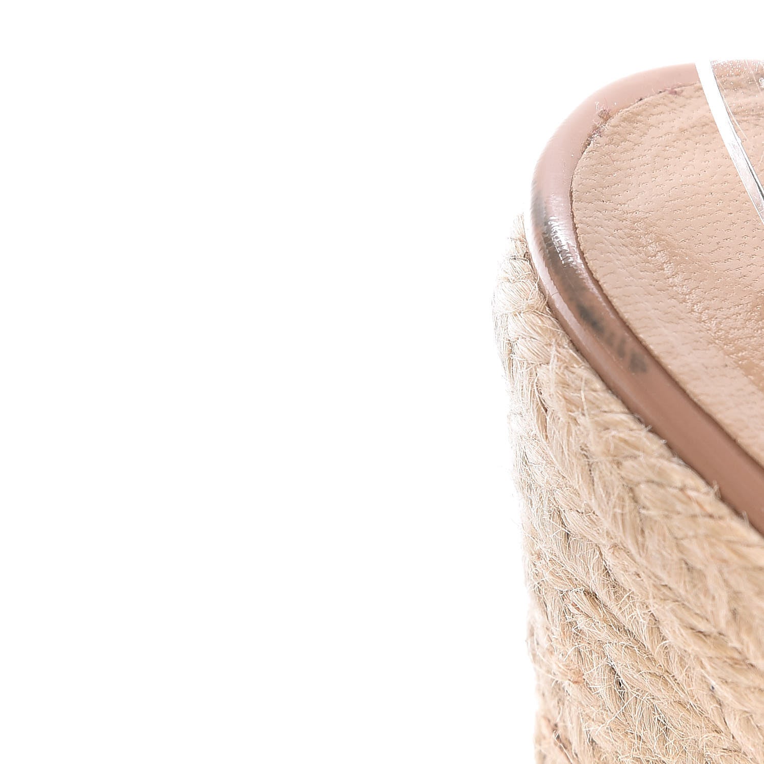 Valentino Garavani Patent Bow Espadrille Slingback Wedges 39 Beige 16 of 18