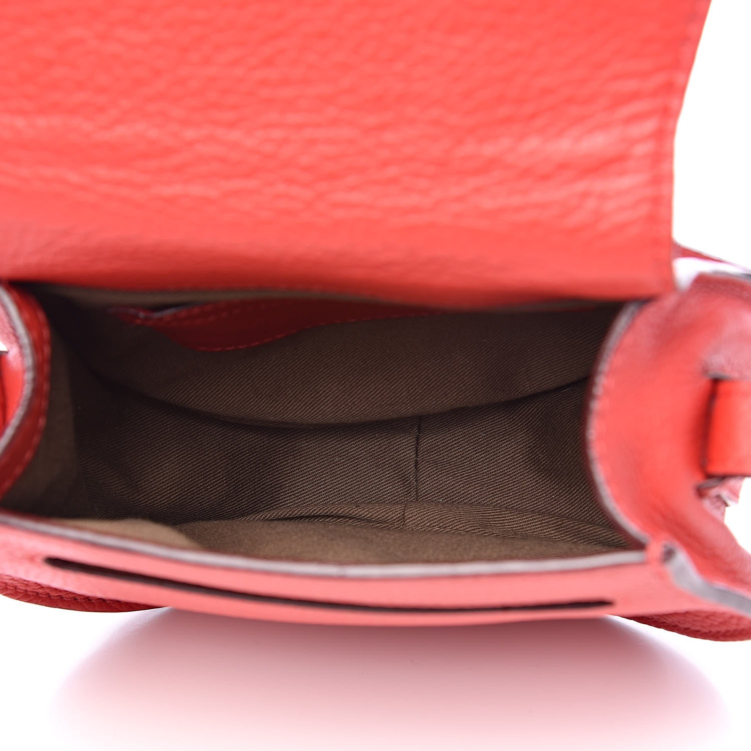Chloe Calfskin Mini Marcie Round Crossbody Bag Red 5 of 12