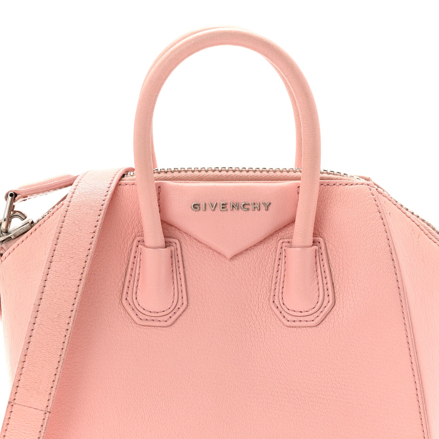 Givenchy Sugar Goatskin Mini Antigona Bright Pink 1853142