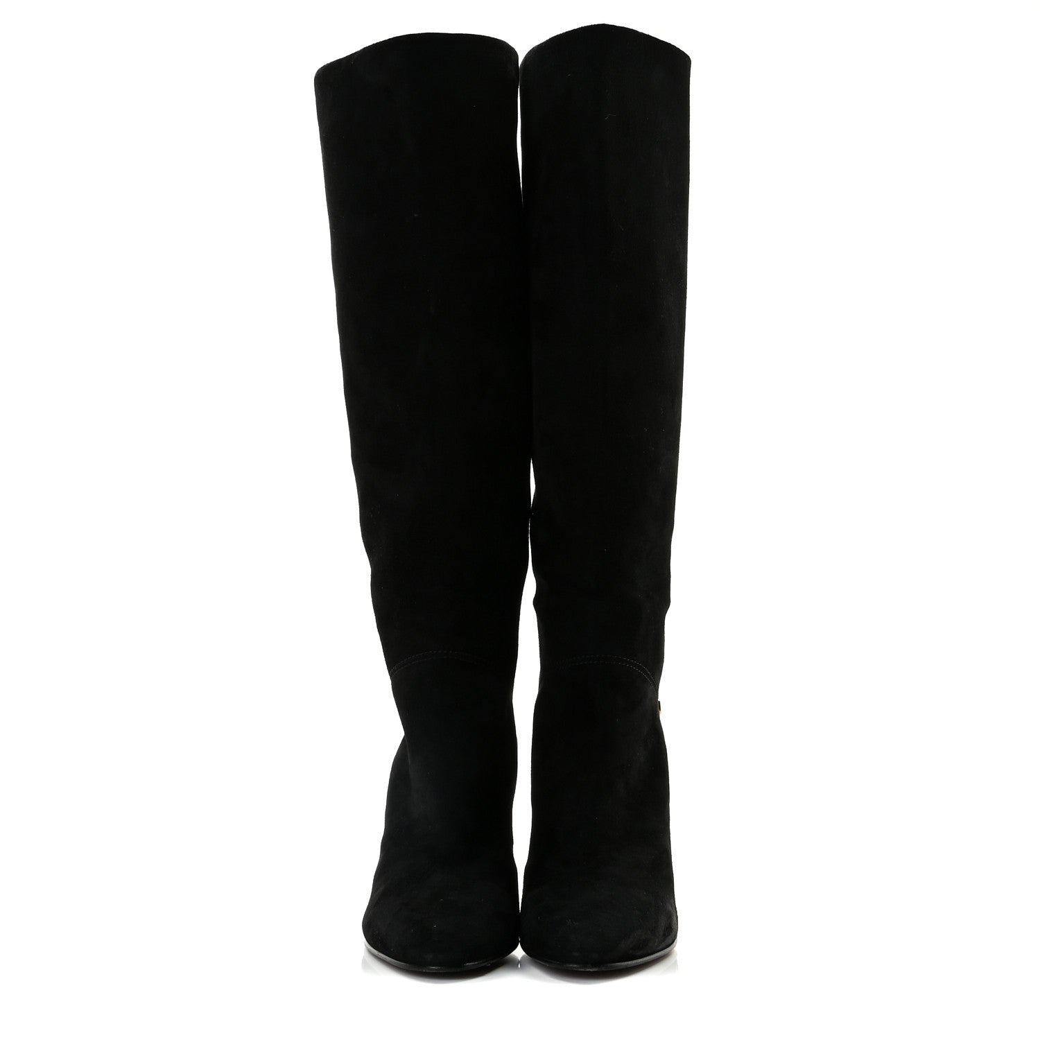 Valentino Garavani Suede VLogo Boots 40 Black 3 of 15