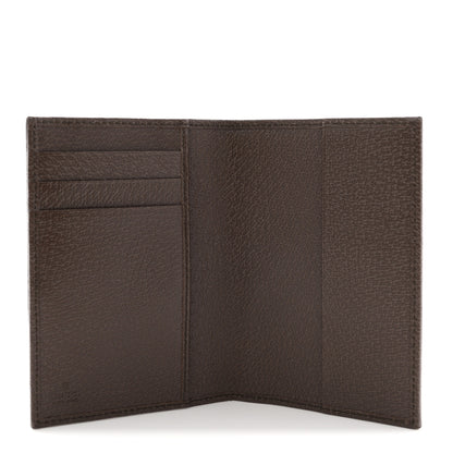 Gucci GG Supreme Monogram Web Passport Case Beige Brown 6 of 8