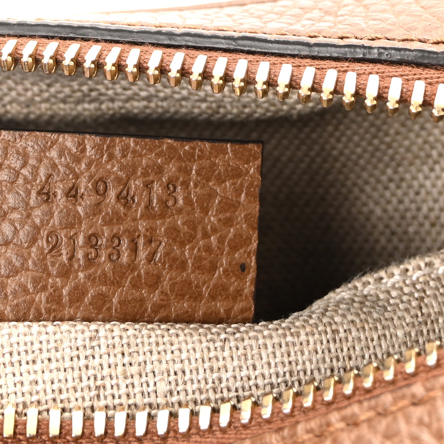 Gucci Monogram Mini Bree Messenger Bag Beige Tabacco 13 of 19